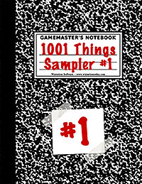 1001 Things Sampler #1