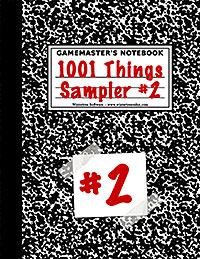 1001 Things Sampler #2
