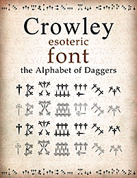 Crowley esoteric font